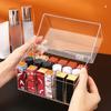 Transparent Lipstick Storage Box Organizer with 18 Compartments Large Capacity Dustproof Lipstick Nail Polish Container