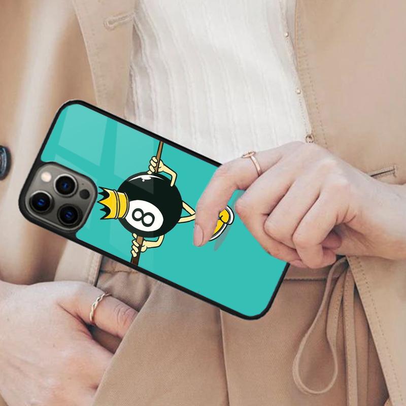 

Pool Billiard Snooker 8 Ball Magnetic Phone Case For APPLE iPhone 17 Air 16 14 13 12 Pro Max 15 Plus Wireless MagSafe Cover iPhone 14