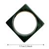 Geometric Resin Bangles Irregular Retro Hand Ring Temperament Chunky Bracelets  Lady
