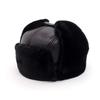 2026 Male Casual Winter Warm Sheepskin Leather Cap New Hot Russia Adult Caps Men 100% Natural Real Sheepskin Leather Bomber Hats