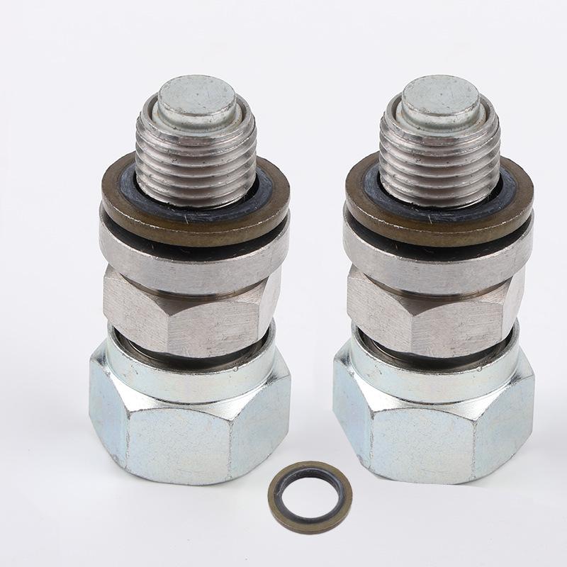 UNF12 Hydraulic Pump Pressure Measurement Quick Connect Fitting for Excavator Test