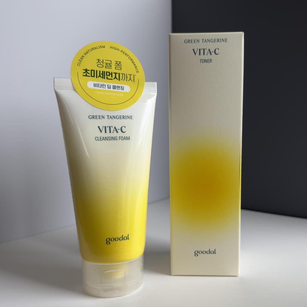 Goodal MOUSSE NETTOYANTE VITA-C MANDARINE VERTE 150 ml + TONIQUE 300 ml