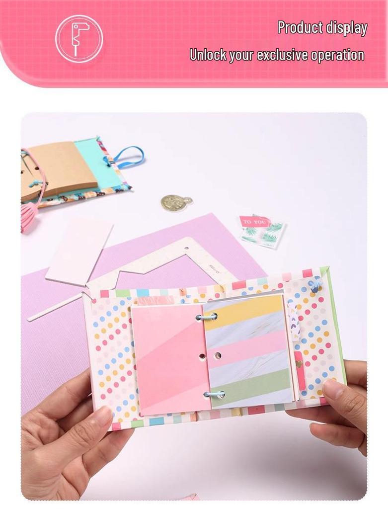 Multifunctional Metal Book Positioning Ruler for DIY Album Covers