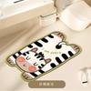 Cute cartoon special-shaped animal diatom mud bathroom absorbent floor mat household bathroom door non-slip foot mat carpet