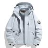 Direct sales autumn and winter outdoor jacket men and women three-in-one removable liner couple jacket group buying