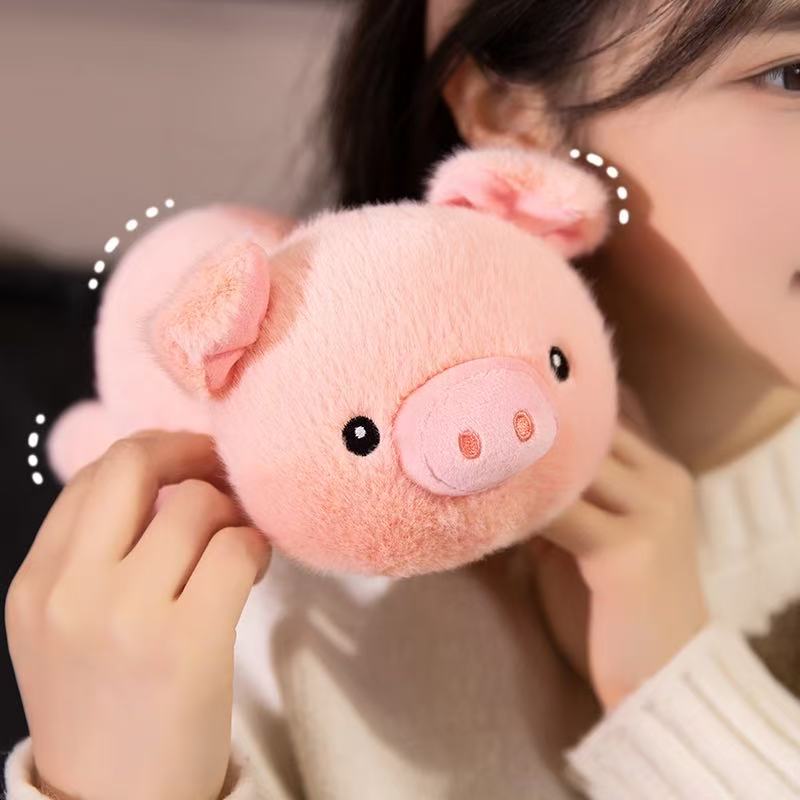 20cm Plush Toy Handmade Simulation Pig Fox Elephant Bear Doll Cartoon Anime Cute Pillow Cushion Home Decoration for Children