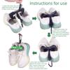 Durable Footwear Clip Hands-Free Shoe Organizer Portable Sneaker Holder  Gym