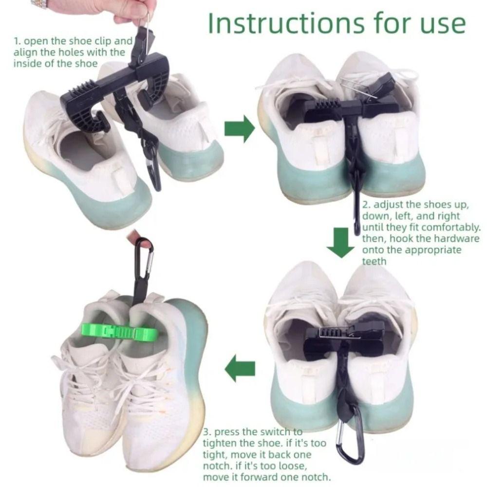 Durable Footwear Clip Hands-Free Shoe Organizer Portable Sneaker Holder  Gym