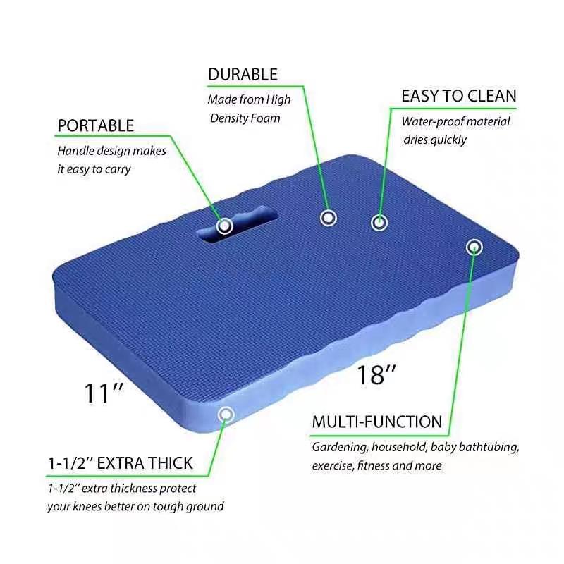 Thick Kneeling Mat Pad Waterproof Garden Kneeler Bath Floor Yoga High Density Foam Cushion Protection Garage Soft Sport Antiskid
