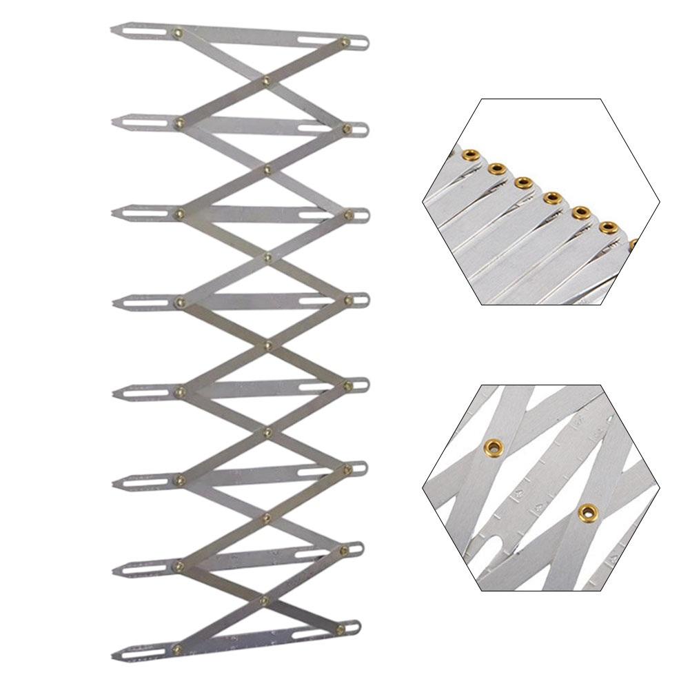 Equilateral Measuring Tool for Seamless Curtain and Zipper Positioning