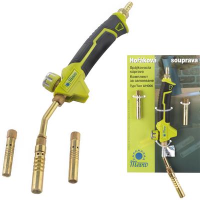 Gas Burner for Tin Soldering, Hard Solder, LPG Gas, SET of 3 Nozzles, 14-21 kW