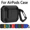 Earphone Cover For AirPods 3 2 1 Secure Lock Case Accessory Bluetooth Headset Protective Cover With Keychain For AirPods Pro 2 1