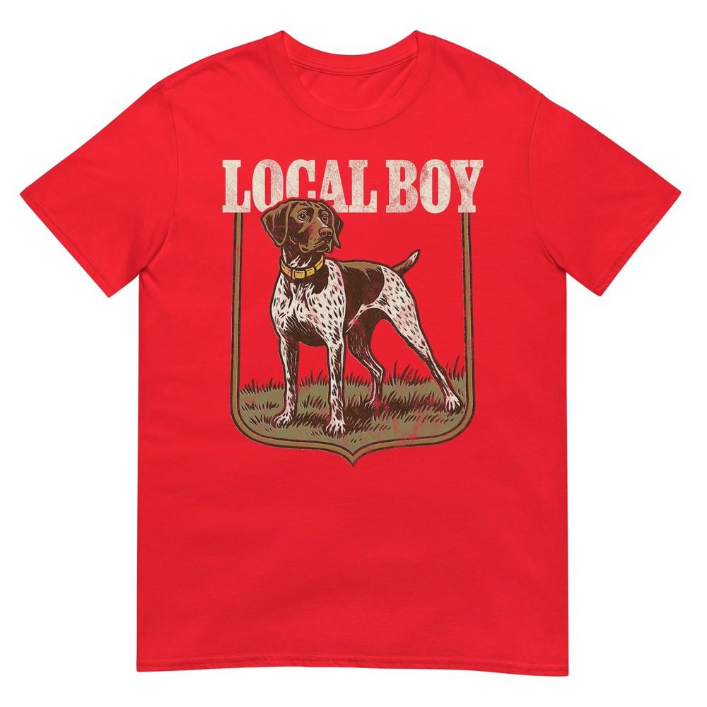 Local Boy Hunting Dog Retro Southern Country Pride Vintage TShirt S