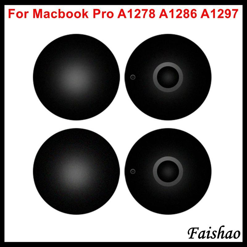 Faishao 100pcs/lot New Bottom Case Cover Rubber Feet Foot For Apple MacBook Pro 13  15  17  A1278 A1286 A1297 Replacement