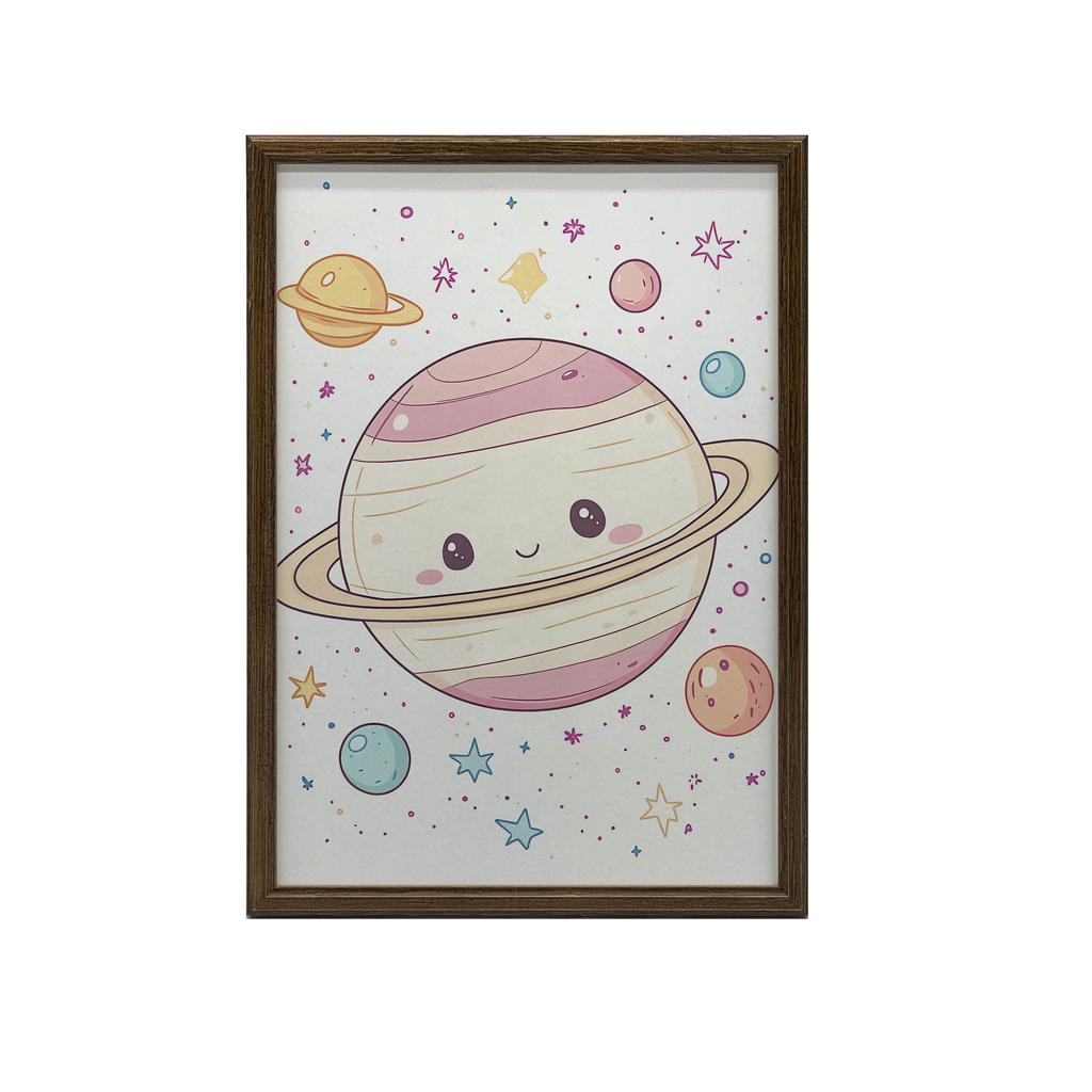 Plakat Urocza Planetka Plakat Urocza Planetka, 50X70 Cm, Bez Ramy, Płótno Premium Na Blejtramie