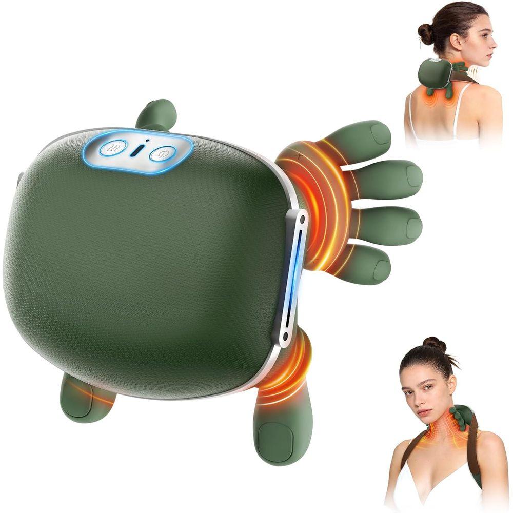 N7 Neck Massager for Pain Relief,Neck and Shoulder Massager Bionic Hand Design for Muscle Relaxation at Home Office or Travel зелёный