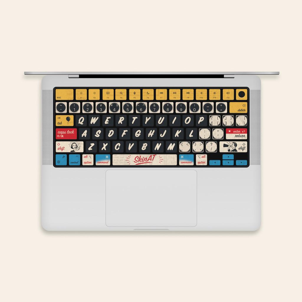 

Для Macbook Air / Macbook Pro M1 M2 M3 M4 M5 Захисна плівка для клавіатури / Кольоровий друк Мікроматова м яка папір Наклейки на клавіатуру Захист клавіатури Macbook Pro 14 M1/M2/M3/M4/M5