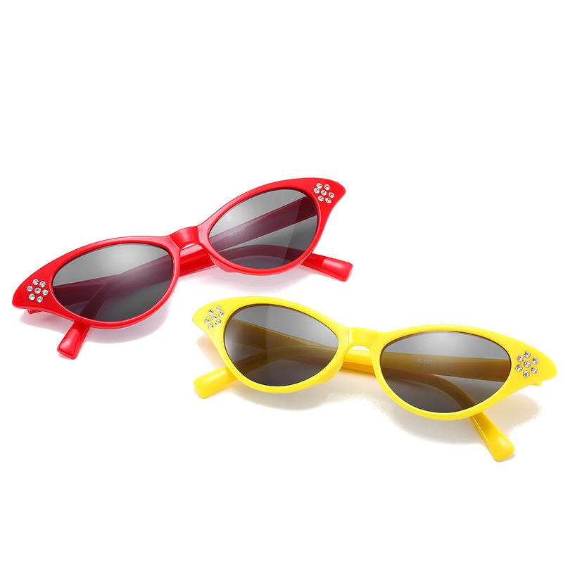 Vintage Cateye Sunglasses Women Sexy Retro Small Cat Eye Sun Glasses Brand Designer Colorful Eyewear For Female