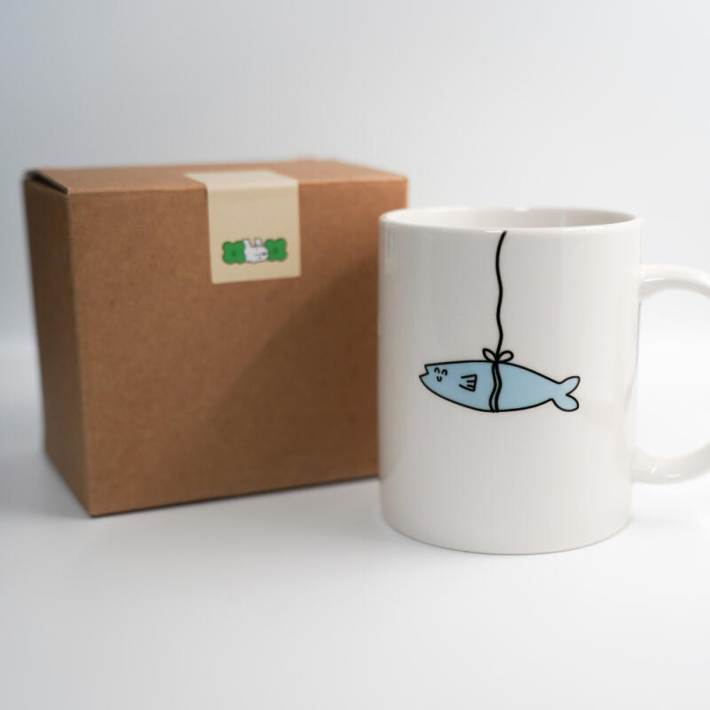 A housewarming gift, birthday gift, and return gift for the codfish mug.