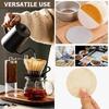 51/54/58mm Rundes Kaffeefilterpapier Moka Pot Universal Pulverschalenfilter Sekundärer Kaffeefilter 100 Stück Zellstoff Einweg