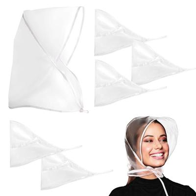 Waterproof Rain Hats Clear Rain Bonnet Rain Scarf Hair Protector Hood Men