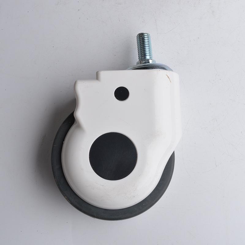 3/4/5 Inch Flat Silent Swivel Casters for Medical Use 3-inch medical caster swivel