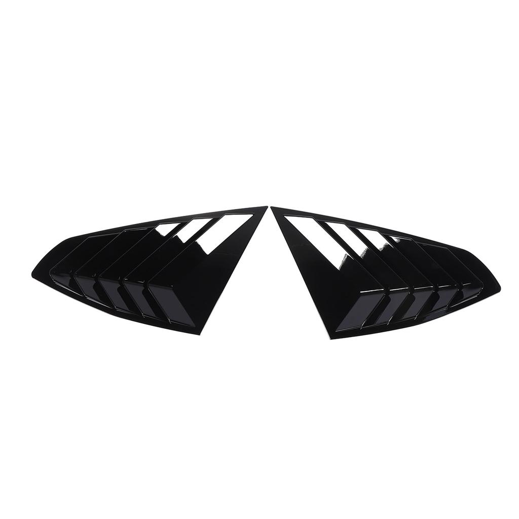 2PCS Rear Side Window Louvers Racing     Vent Scoop Shades Cover Blinds for 4 Series  6 Gran   2020 to 2024