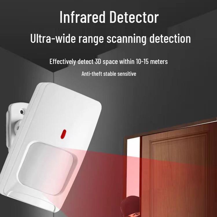 Wired Dual-Tech Infrared Microwave Detector Alarm Sensor