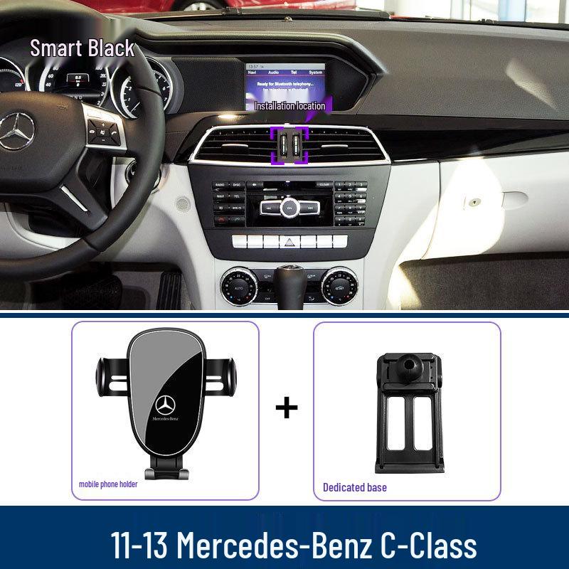 Air Vent Phone Holder for 2008-2023 Mercedes-Benz C-Class (C260L, C200L)