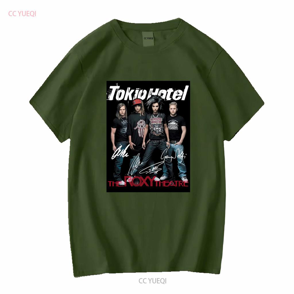 Rara Maglietta da Concerto Tokio Hotel Vtg Nera S 23xl Vintage Lavata Top Casual Per l'Uso Quotidiano Moda Leggermente Grafica Alla Moda