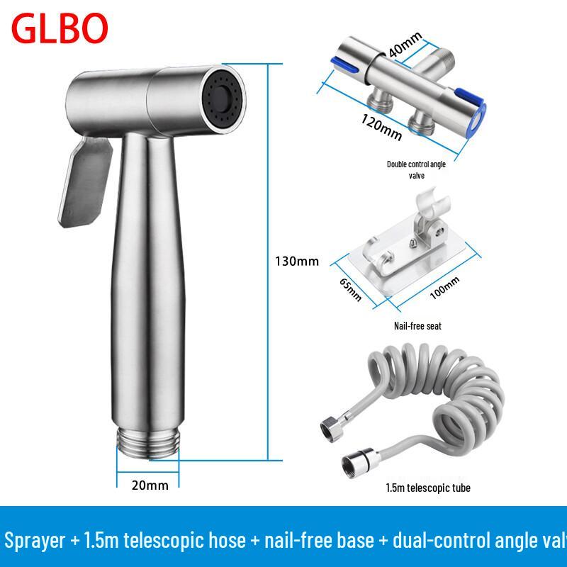 GLBO 304 Stainless Steel Toilet Bidet Sprayer