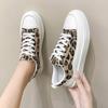 2025 New Stylish Leopard Sneakers Women Spring Chunky Canvas Flats Woman Vulcanized Shoes Tennis Platform Trainers Plimsolls