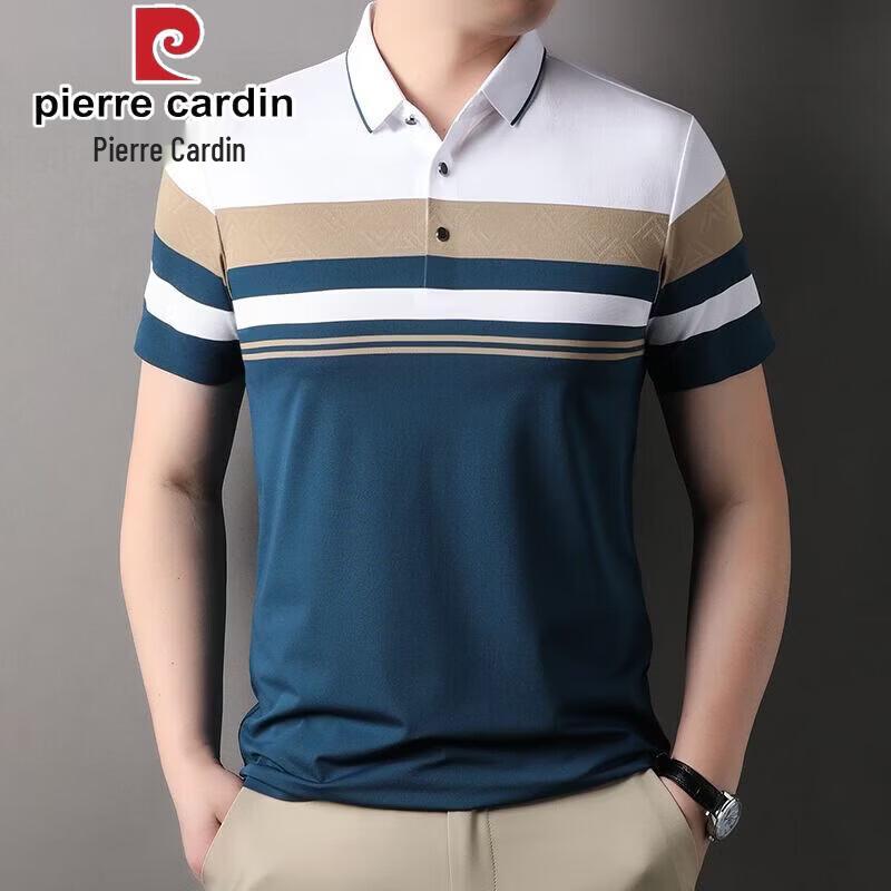 Pierre Cardin Men s Short-Sleeve Lapel Polo Shirt 3XL
