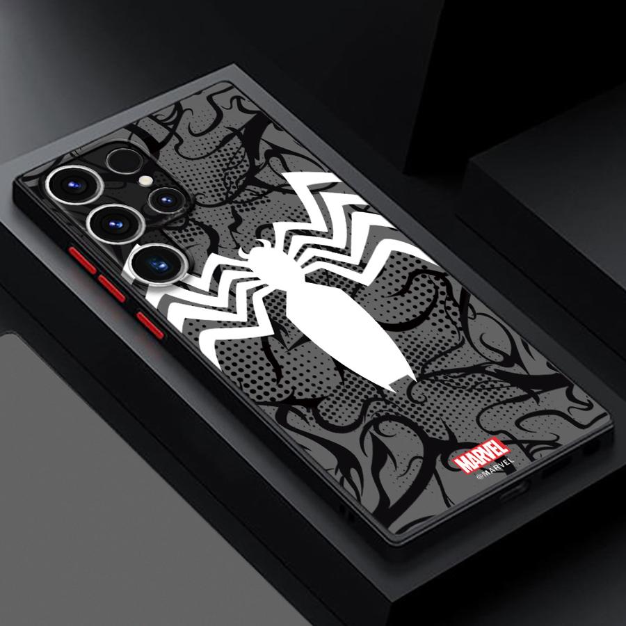 

Чохол Marvel Людина-павук для Samsung Galaxy S25 S23 Ultra S24 FE S22 Plus S20 S21 S10 Note 20 10 Матовий Funda Задня кришка телефону з ТПУ for GalaxyNote10Plus