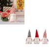 Christmas Faceless Gnome Sequins Doll with LED Light Christmas Decoration Scandinavian Tomtes Farmhouse Kitchen Tiered