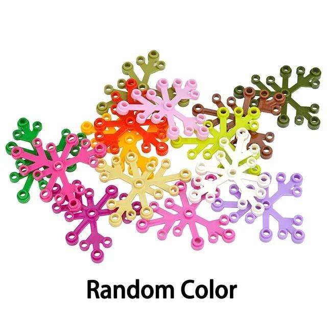 MOC Plants Accessories Bricks 3471 2435 6064 3778 City House Trees Pine Prickly Bush Green Grass Military Building Toys