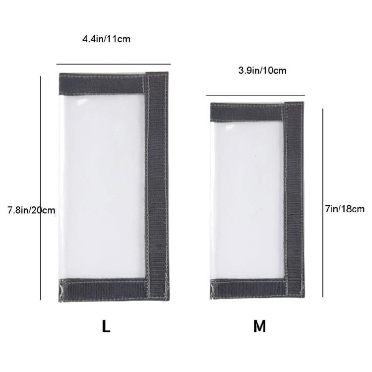 Transparent PVC Betespåse Skyddande Omslag för Fiskekrok Fodral för Fiskekrok Förvaring av Beten Förvaring av Fiskeutrustning