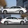 2Pcs Car Body Side Decal Heat Resistant Waterproof Easy To Apply Self Adhesive Stripe Car Decal Universal for Car Rv Yacht Truck