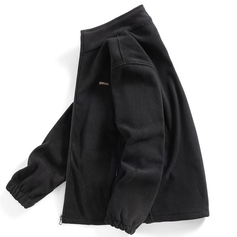 

FAPAI Men s Warm Fleece Stand-up Collar Jacket XL
