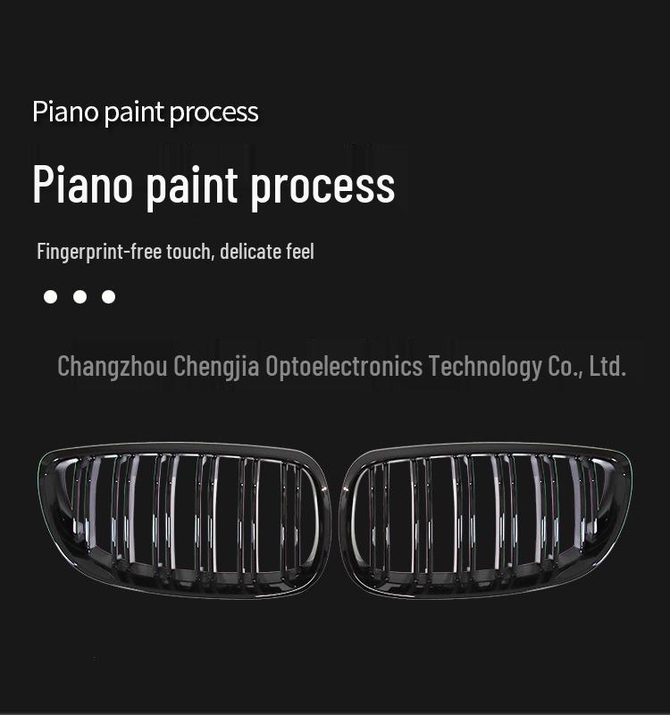 Compatible with BMW 3 Series Coupe E92 E93 Early M3 Front Grille - Gloss or Matte Black Double-Line Design