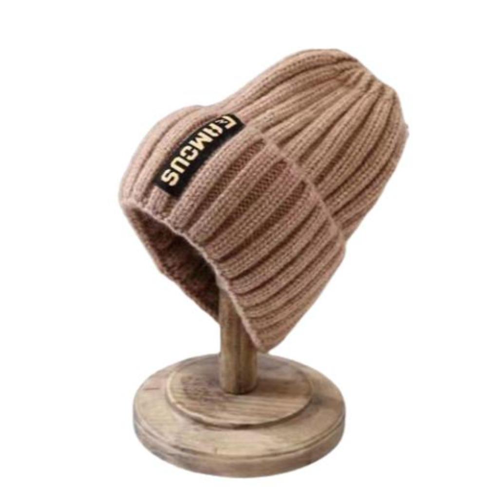 New Knitting Beanies Winter Caps for Men Women Warm Solid Color Hat Soft Woolen Crochet Unisex Take Cold Cap Beanie