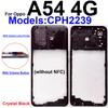 Per OPPO A54 A54s 4G 5G Telaio Centrale Scocca Cornice Laterale Copertura Telaio Centrale Con Pulsanti Laterali Cornice Fotocamera Parti Lenti