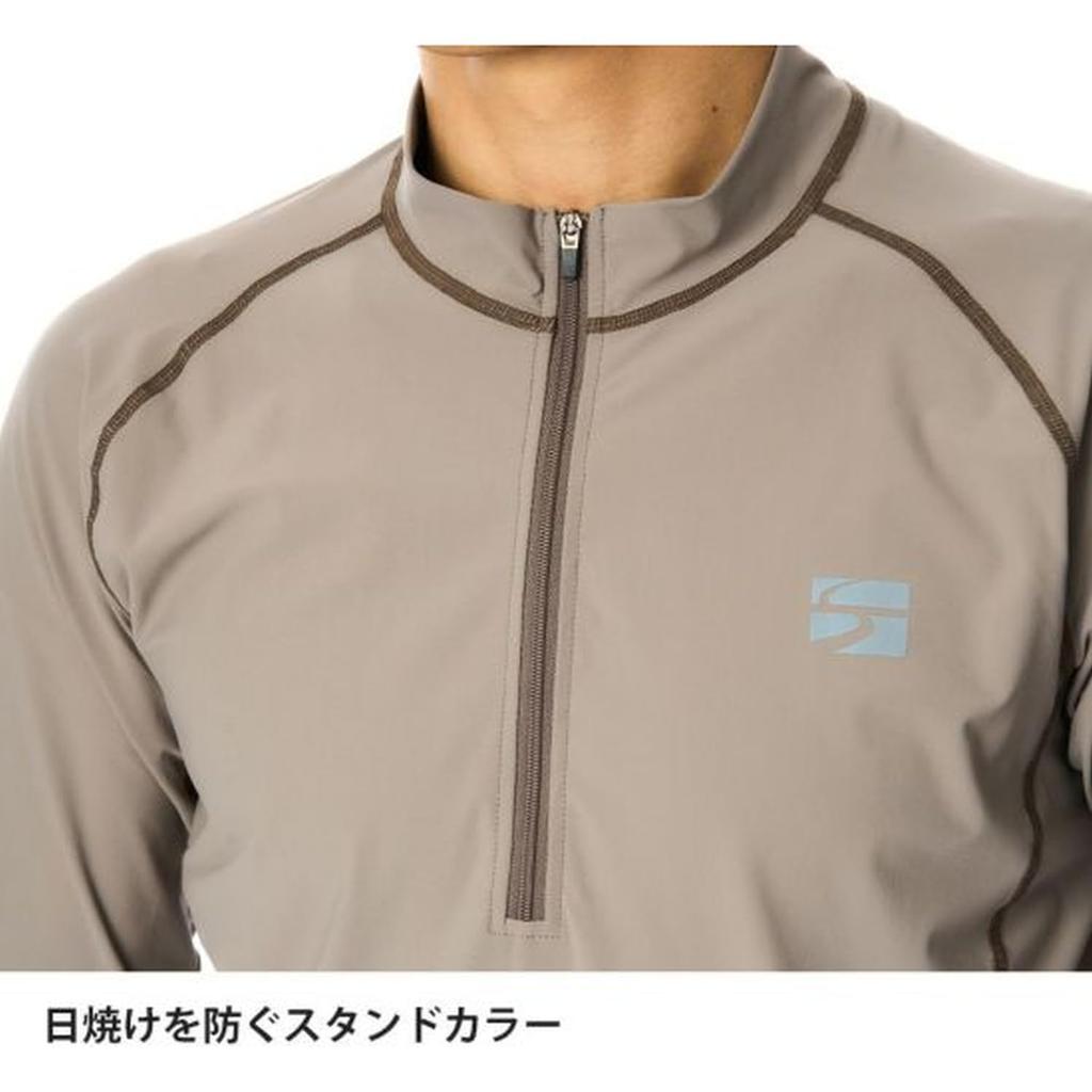 Men's Rapid Rush Zip Neck / FWM0442 DPBL M