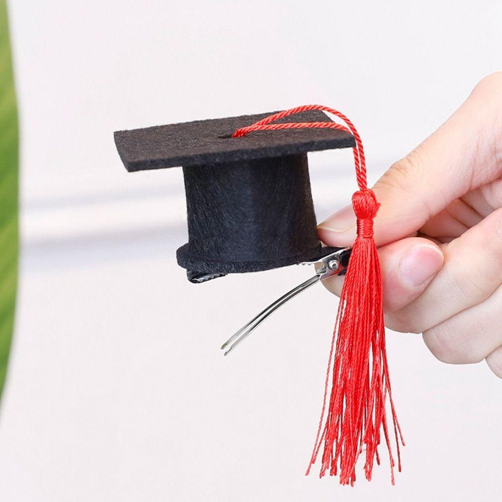 Small Graduation Hat Mini Bachelor Hat Hairpin Graduation Headband  Graduate Photo Prop