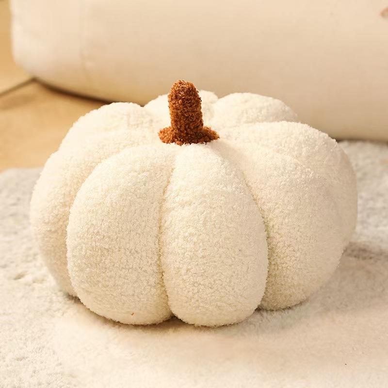 3D Fluffy Pumpkin Plush Pillow,for Halloween Home Decor, Birthday Party Favors & Cozy Home Accents, Pumpkin Decorations