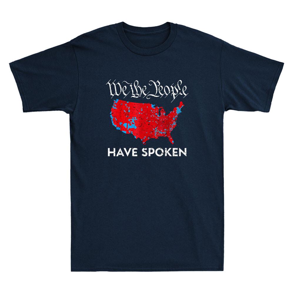 We The People Have Spoken Funny Trmp 2026 Election Map Vintage Men T-shirt S