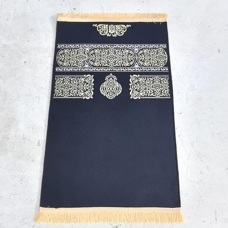 Plush Crystal Velvet Embossed Carpet for Living Room or Prayer Space