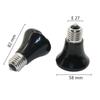 Pet Isıtma Işık E27 25W ~ 100W Küçük Konik Seramik Verici Isı Ampul Siyah Sürüngen Pet Kuluçka Lambası 1 Adet