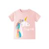Kinderkleidung Sommer-T-Shirts Kinder Cartoon-Print-T-Shirts Gestrickte Baumwolle Rundhals Jungen-Oberteile