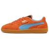 New Super Team No 14 Anti Slip Wear Resistant Low Top Skateboard Shoes Unisex Orange Blue 398139-01